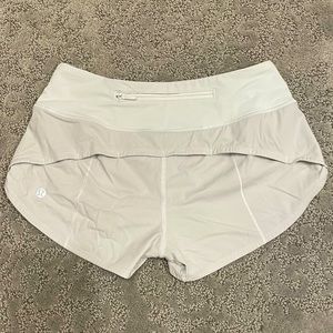 Lulu lemon low rise running shorts size 2 *never worn*